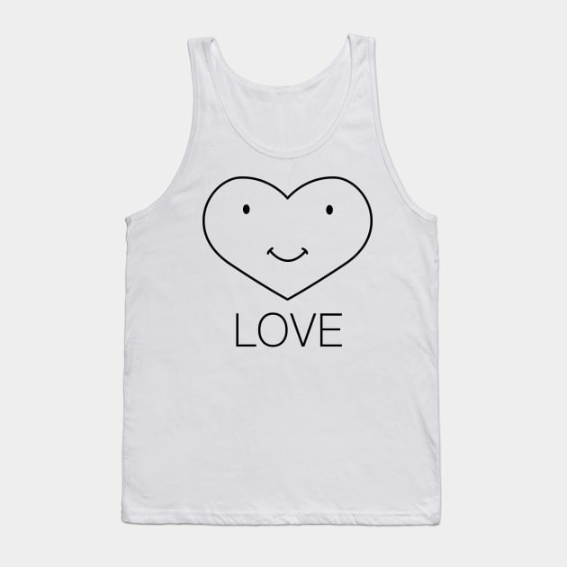 Dandadan Aira Shiratori's Love Hate Tank Top by aniwear